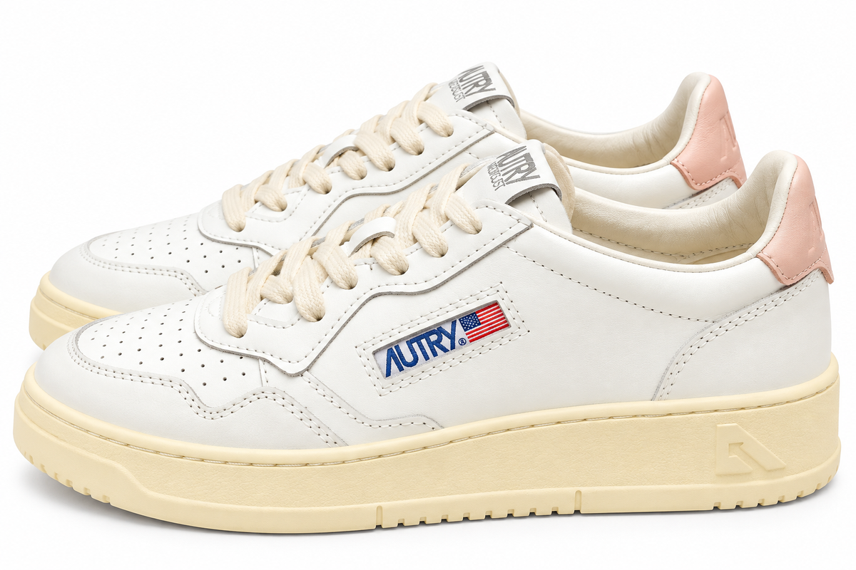 AUTRY ll16 Medialist low vwom whtpink