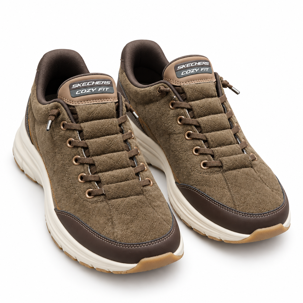 skechers slip ins 232618 brn